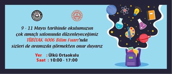 Tübitak Bilim Fuarı Davetiye BFDA 06
