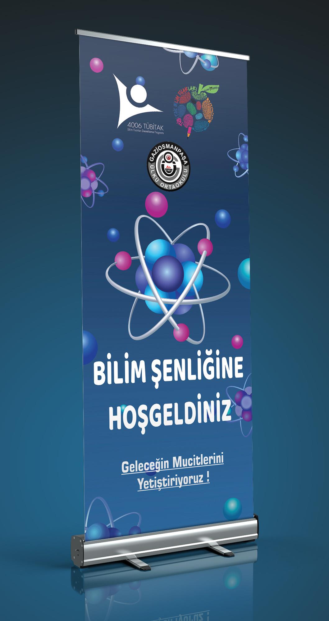 Tübitak Bilim Fuarı Roll Up BFR 03