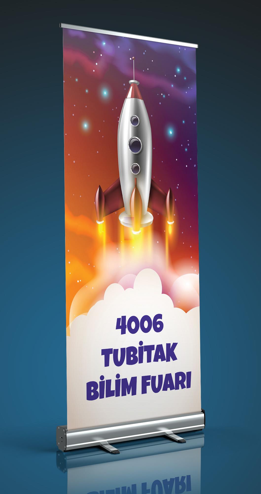 Tübitak Bilim Fuarı Roll Up BFR 19