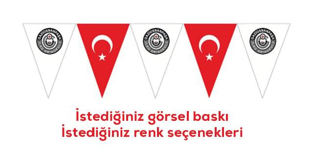 Tübitak Bilim Fuarı Üçgen Bayrak BFÜB 02