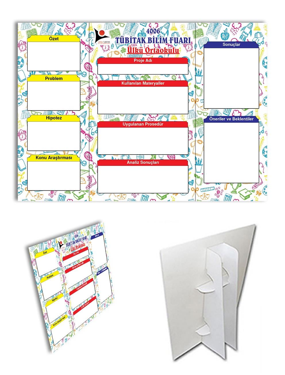 Tubitak Fuarı Sunum Panosu TFSP 01