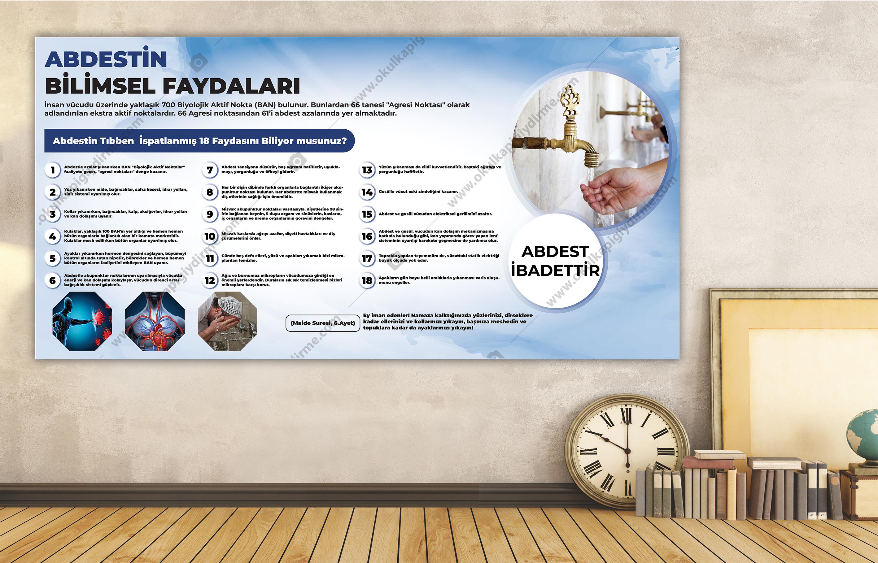 ABDESTİN BİLİMSEL FAYDALARI DG