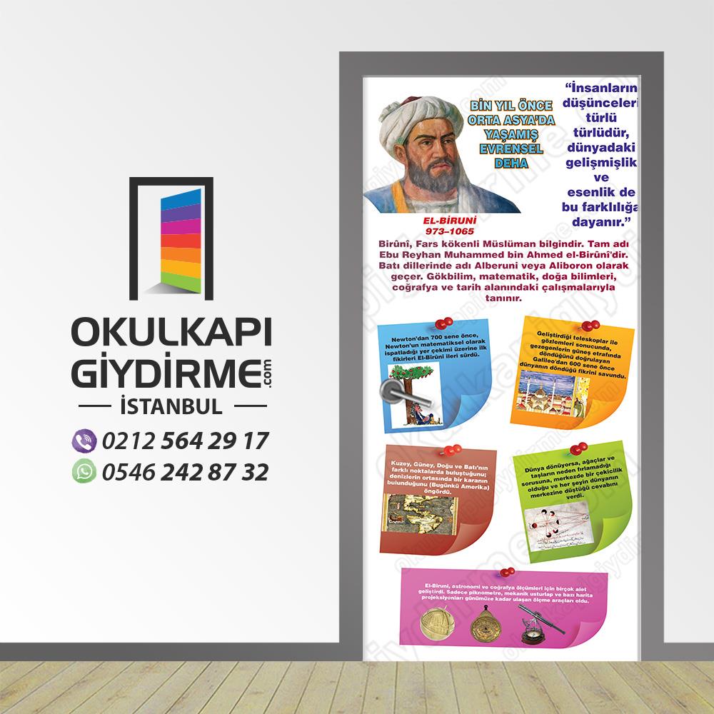 Bilim İnsanları El Biruni Kapı Giydirme 103