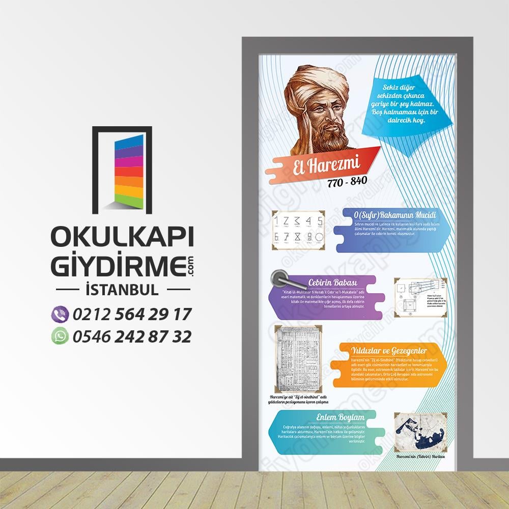 Bilim İnsanları El Harezmi Kapı Giydirme 105