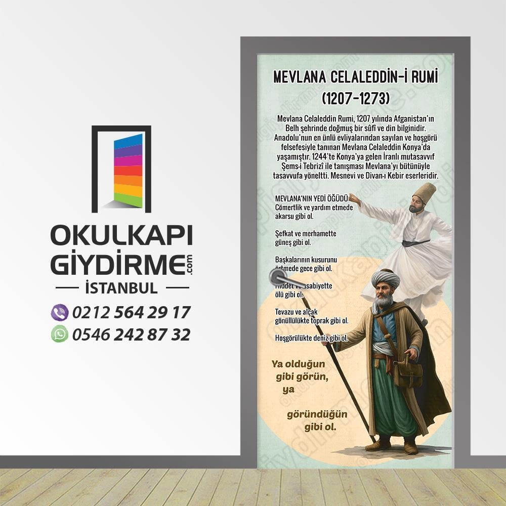Bilim İnsanları Mevlana Kapı Giydirme 102