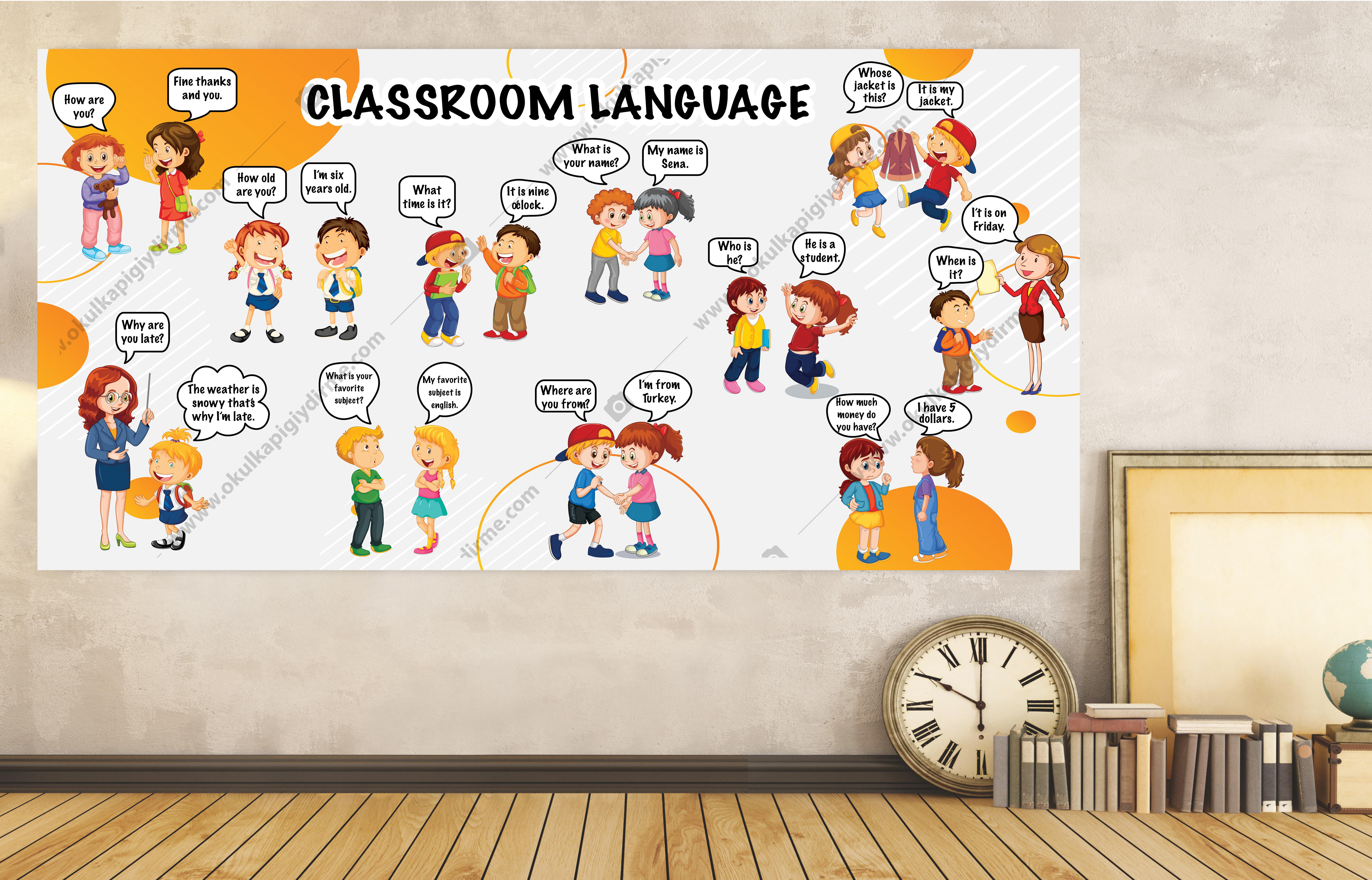 Duvar Giydirme Classroom Language 05