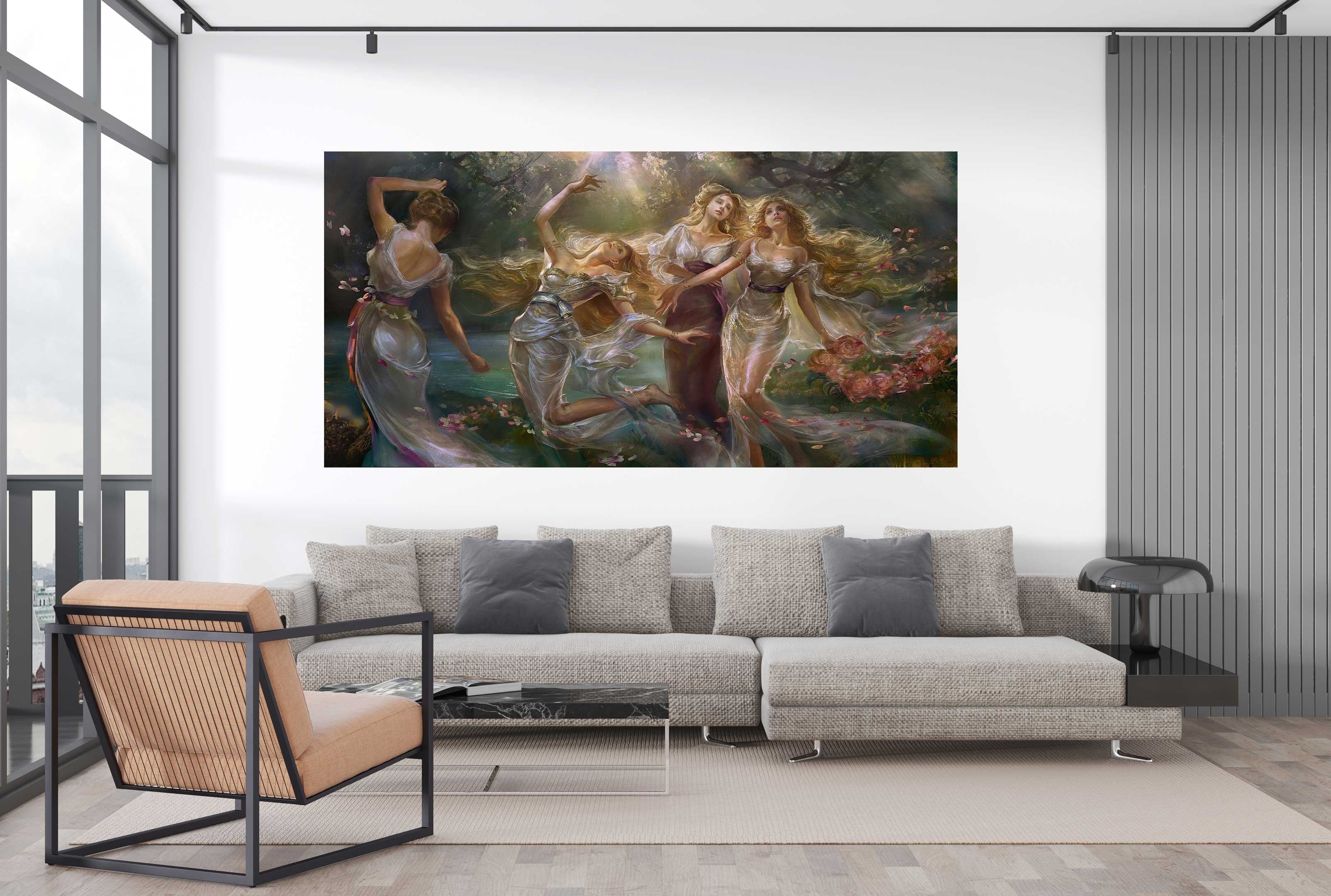 Sanat Desenli Duvar Giydirme DG MUH 145