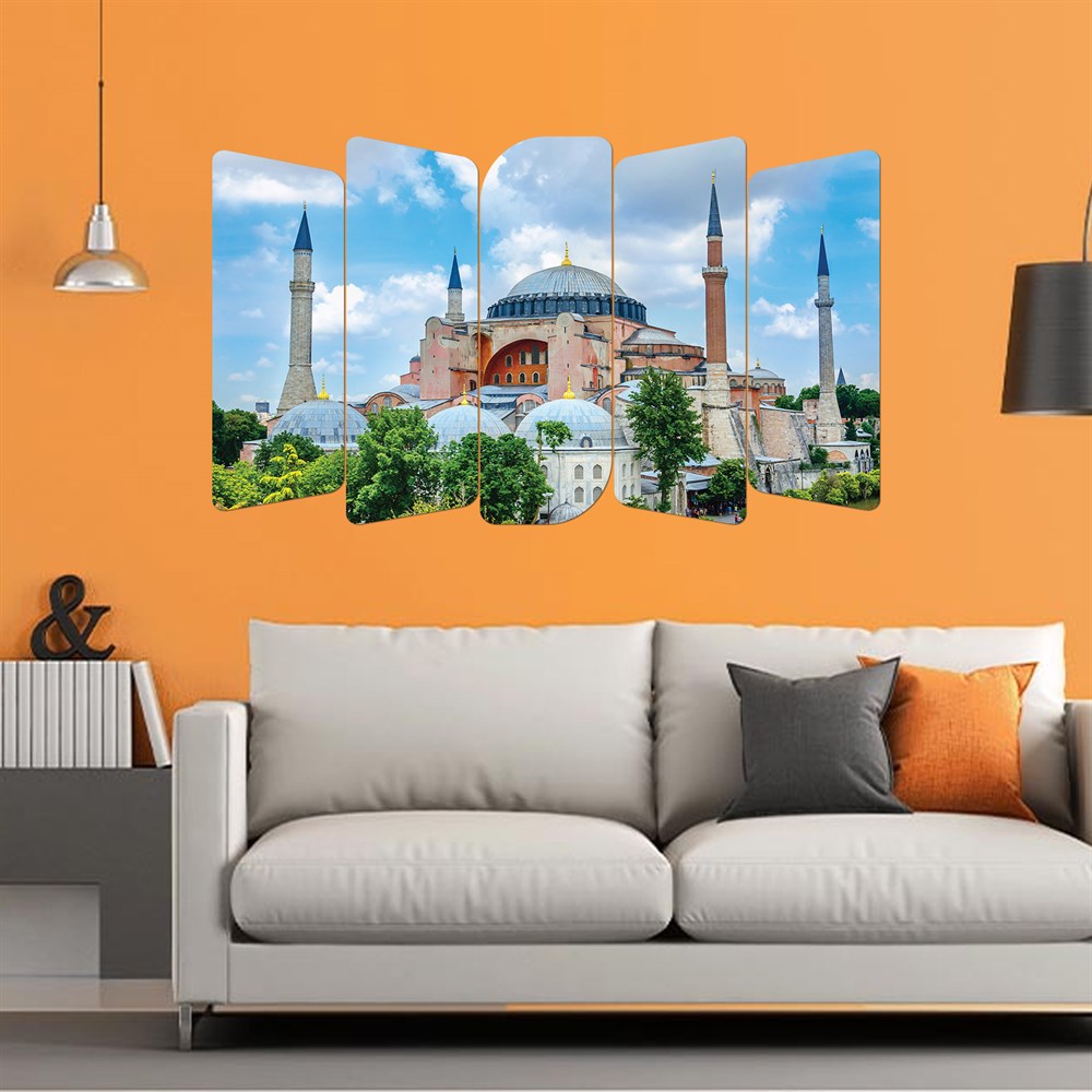 5 Parçalı Ahşap Tablo