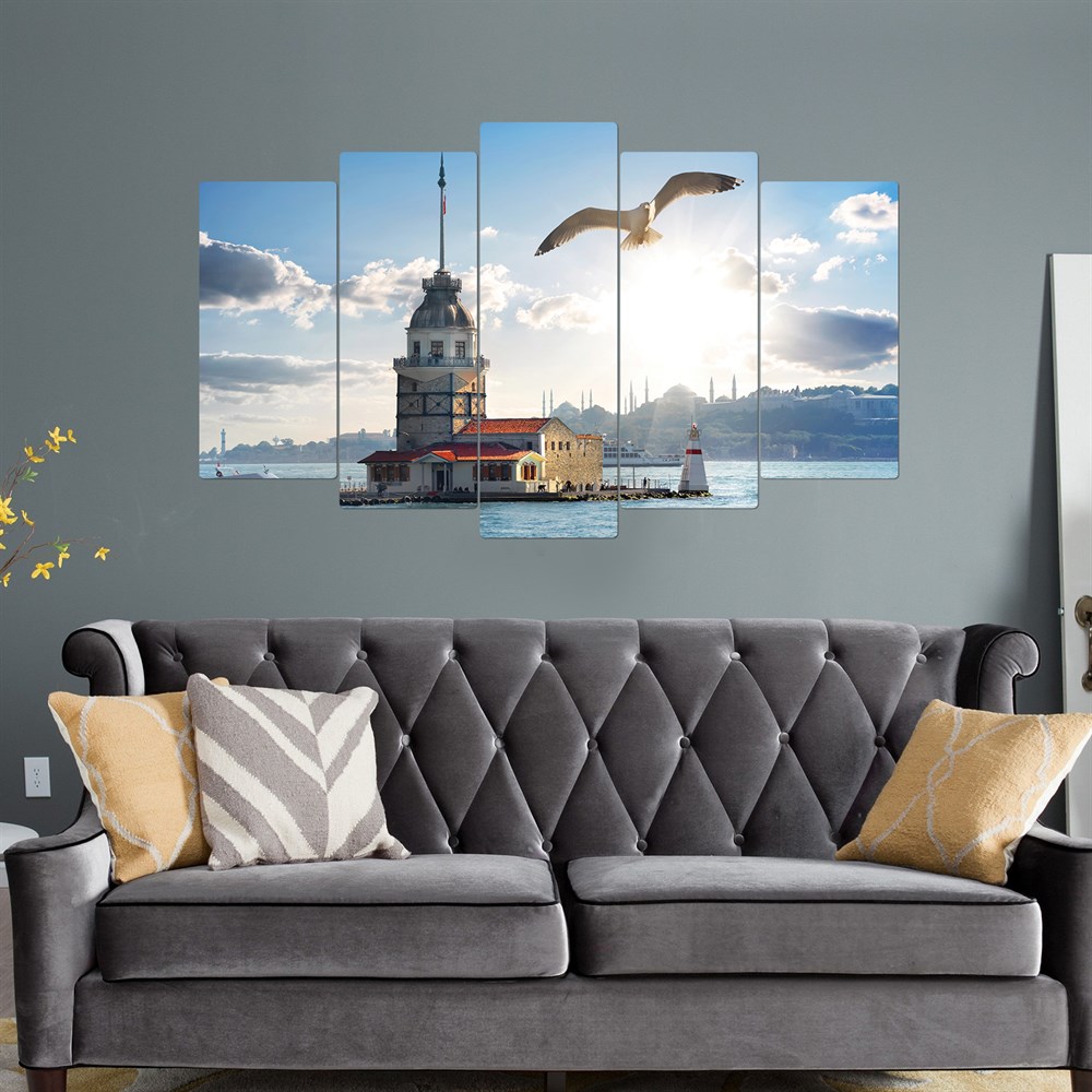5 Parçalı Ahşap Tablo
