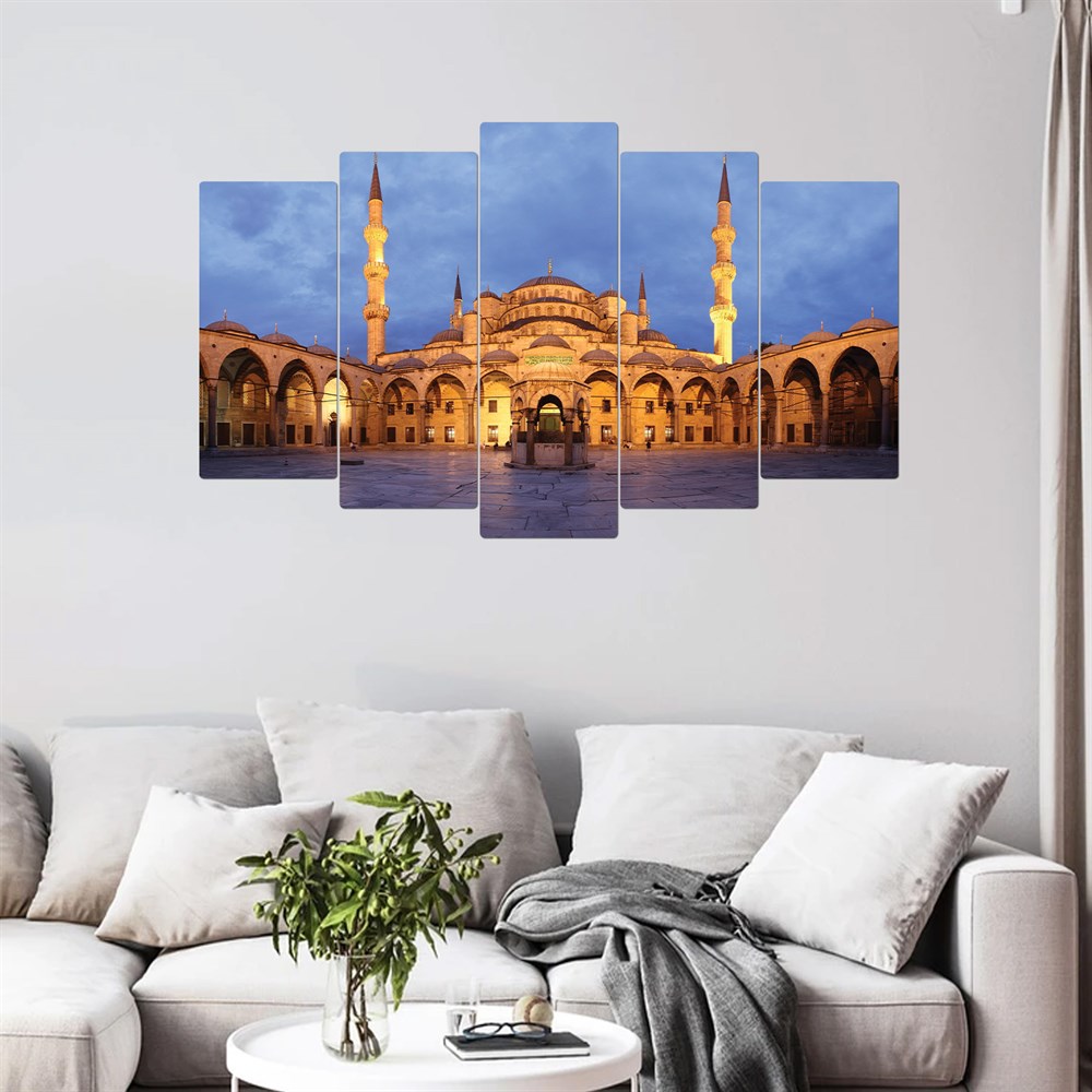 5 Parçalı Ahşap Tablo