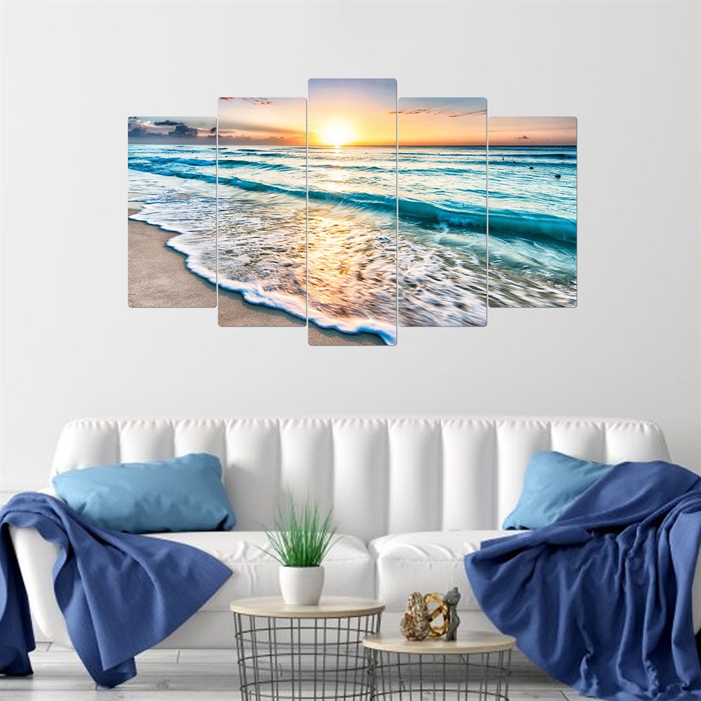 5 Parçalı Ahşap Tablo