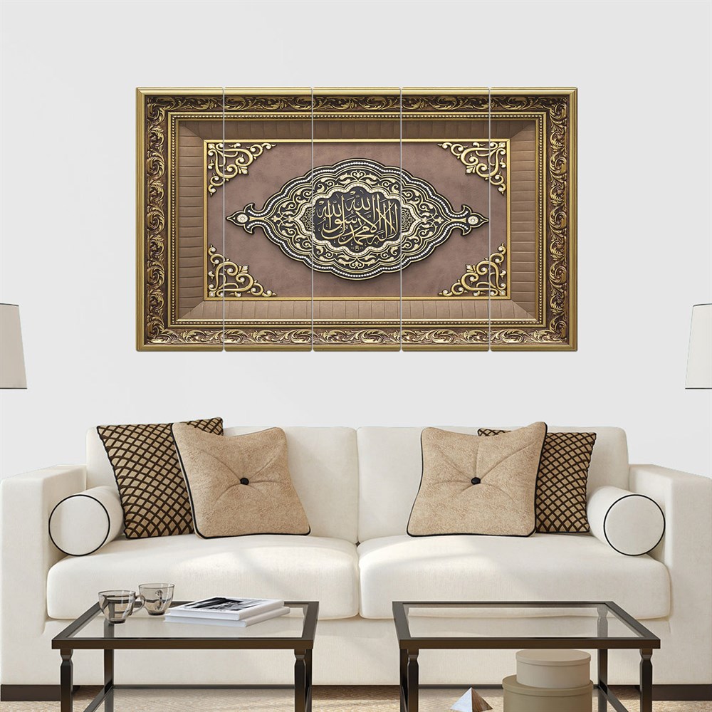 5 Parçalı Ahşap Tablo