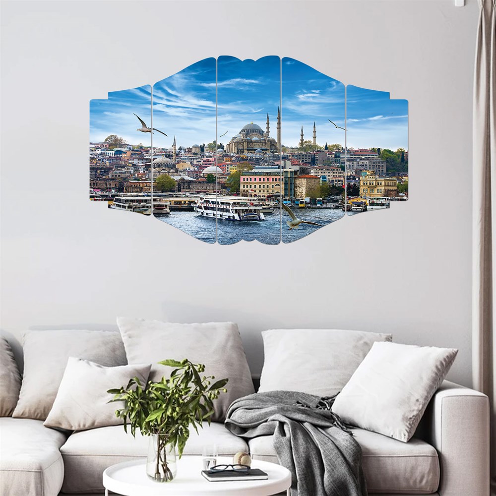 5 Parçalı Ahşap Tablo