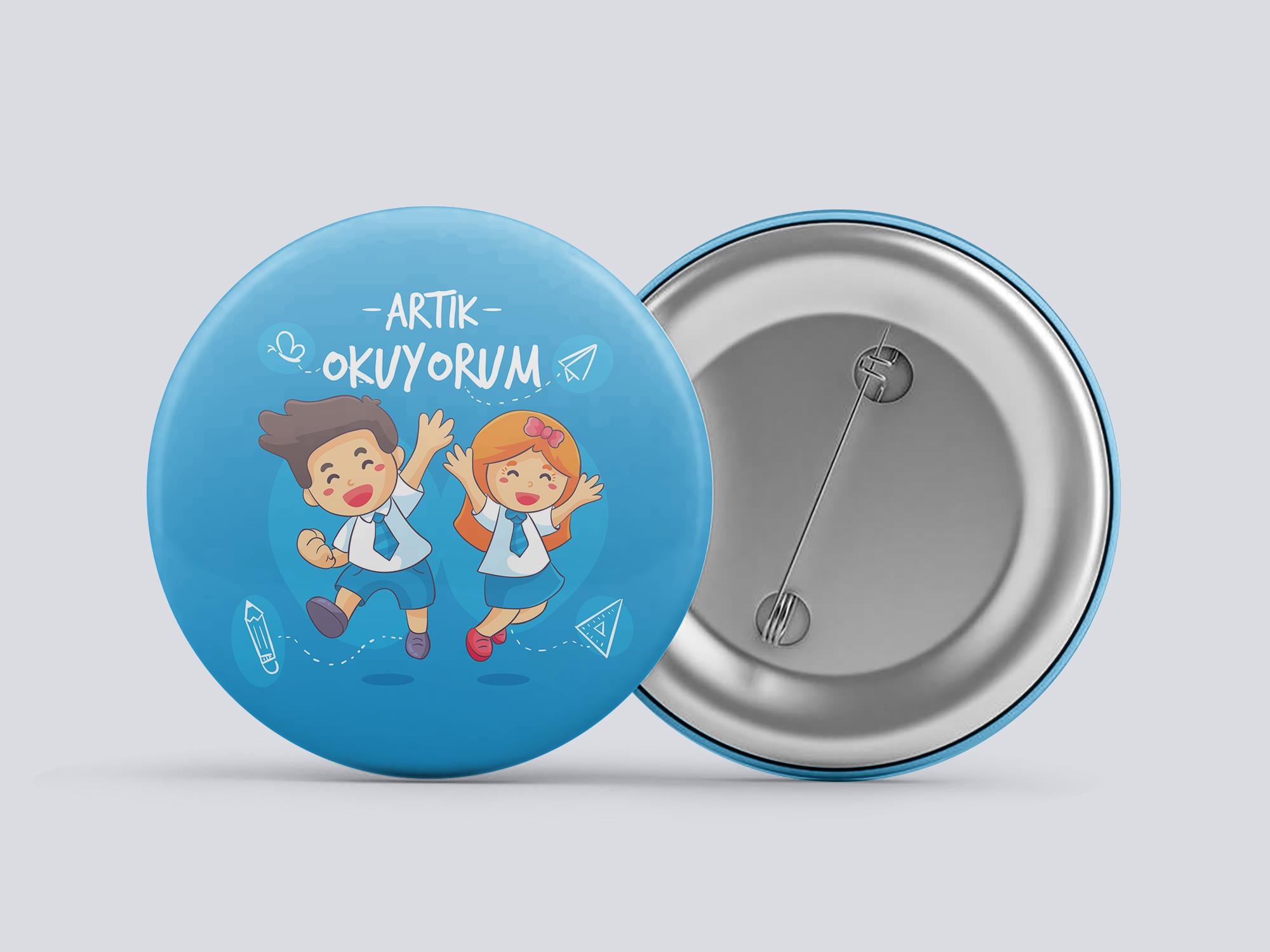 Artık Okuyorum Buton Rozet BT RZ 01