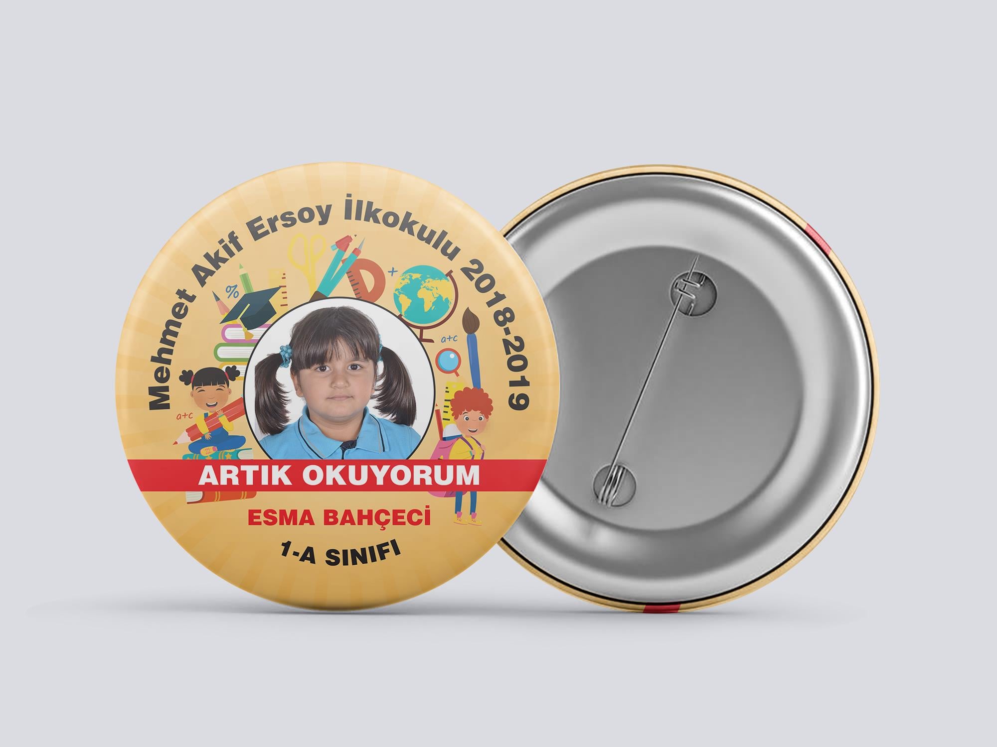 Artık Okuyorum Buton Rozet BT RZ 09