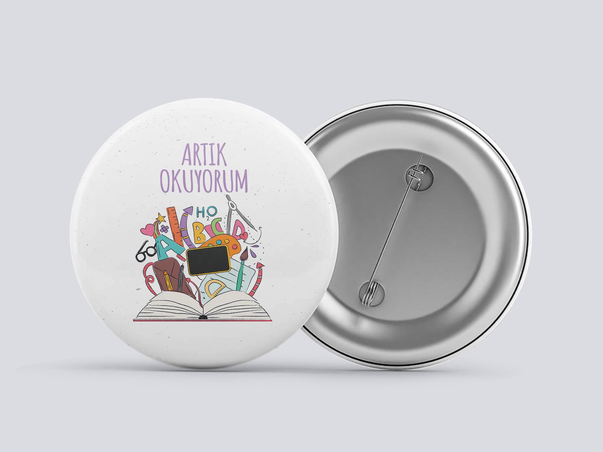 Artık Okuyorum Buton Rozet BT RZ 14