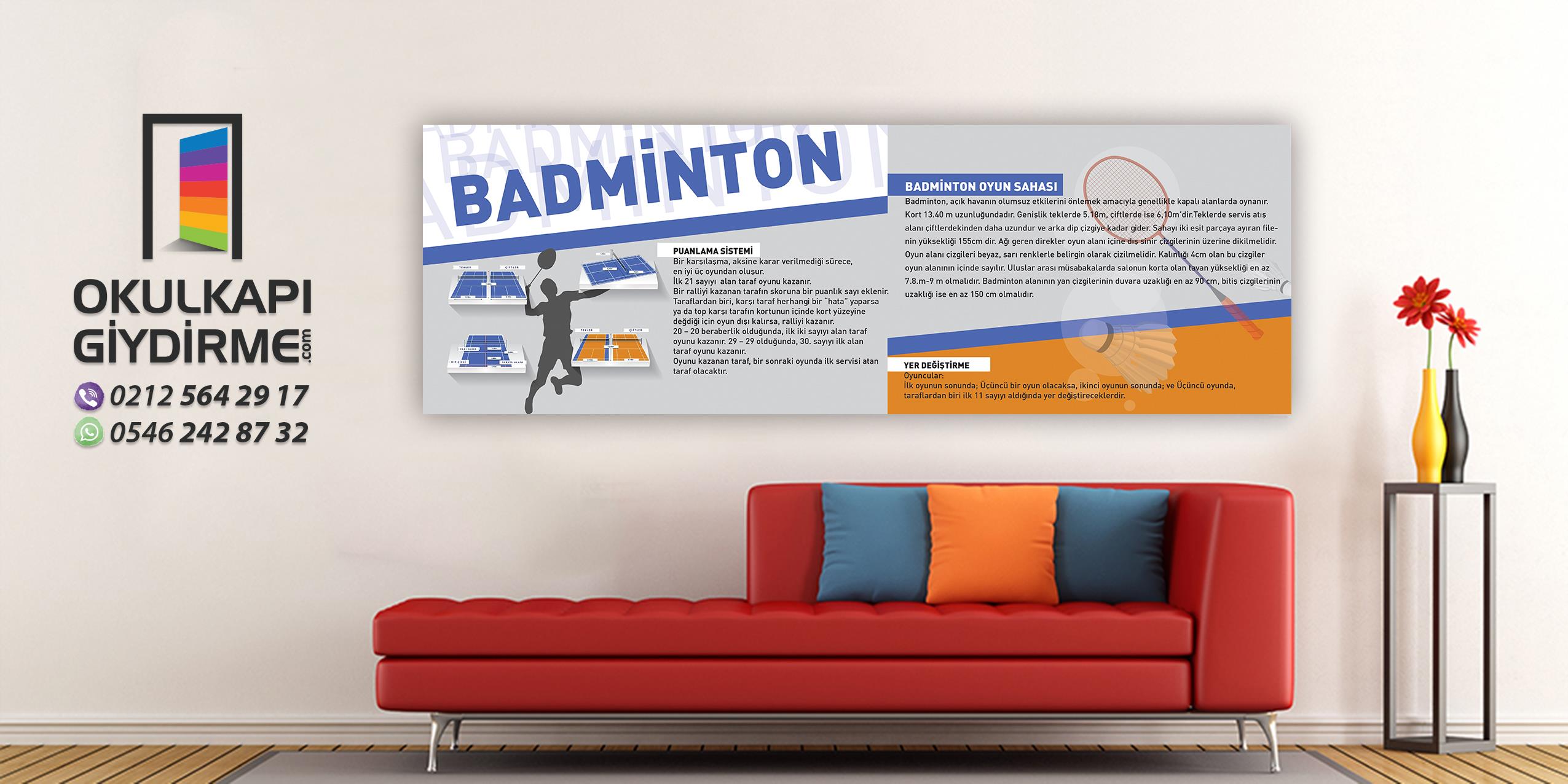Beden Egitimi Sokagi Badminton ES BES 06 