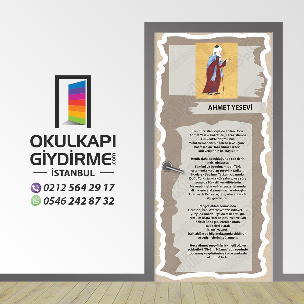 Bilim İnsanları Ahmet Yesevi Kapı Giydirme 98