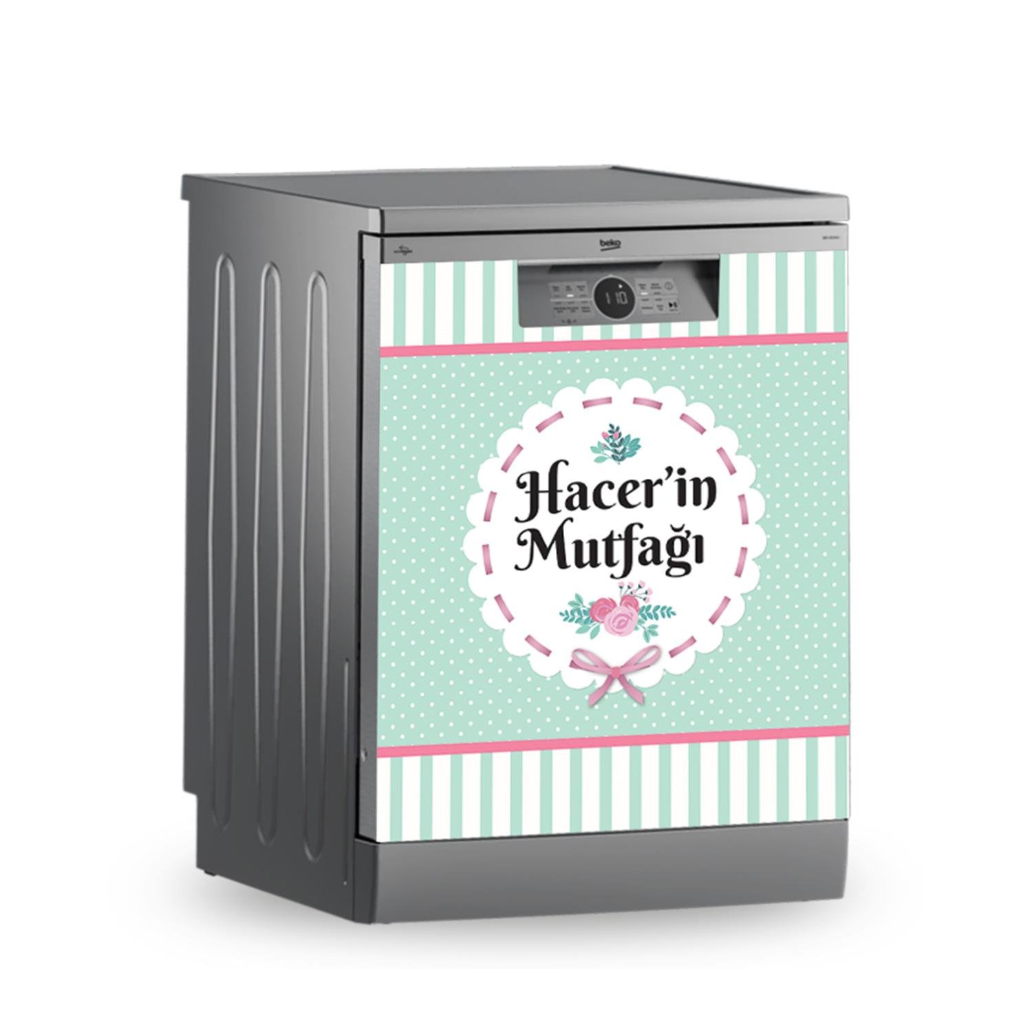 Buzdolabı ve Bulaşık Makinesi Kaplama Folyo Sticker Kişiye Özel 65