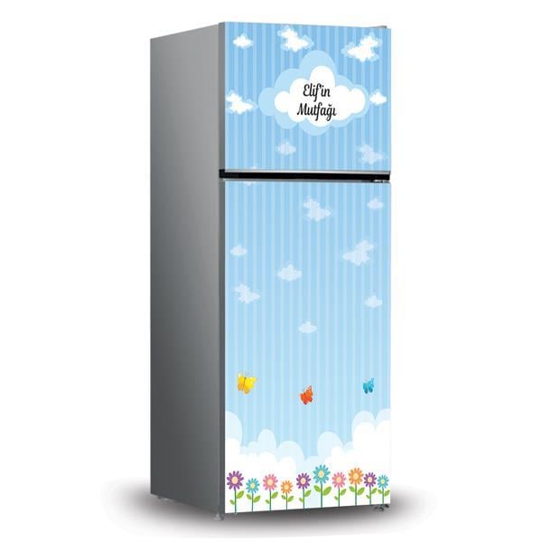 Buzdolabı ve Bulaşık Makinesi Kaplama Folyo Sticker Kişiye Özel 127