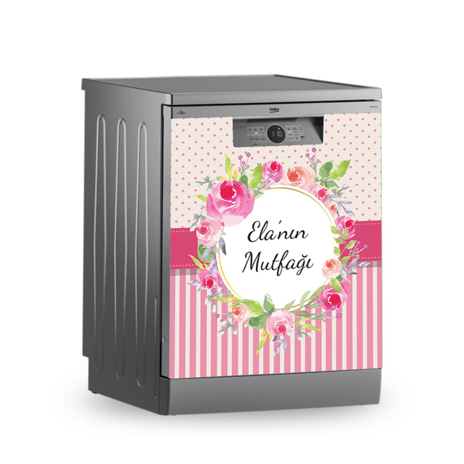Buzdolabı ve Bulaşık Makinesi Kaplama Folyo Sticker Kişiye Özel 94
