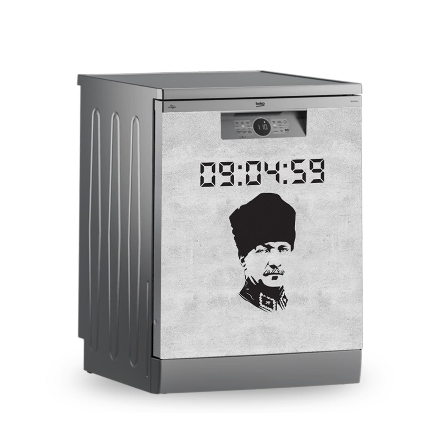 Buzdolabı ve Bulaşık Makinesi Kaplama Folyo Sticker Atamız 80