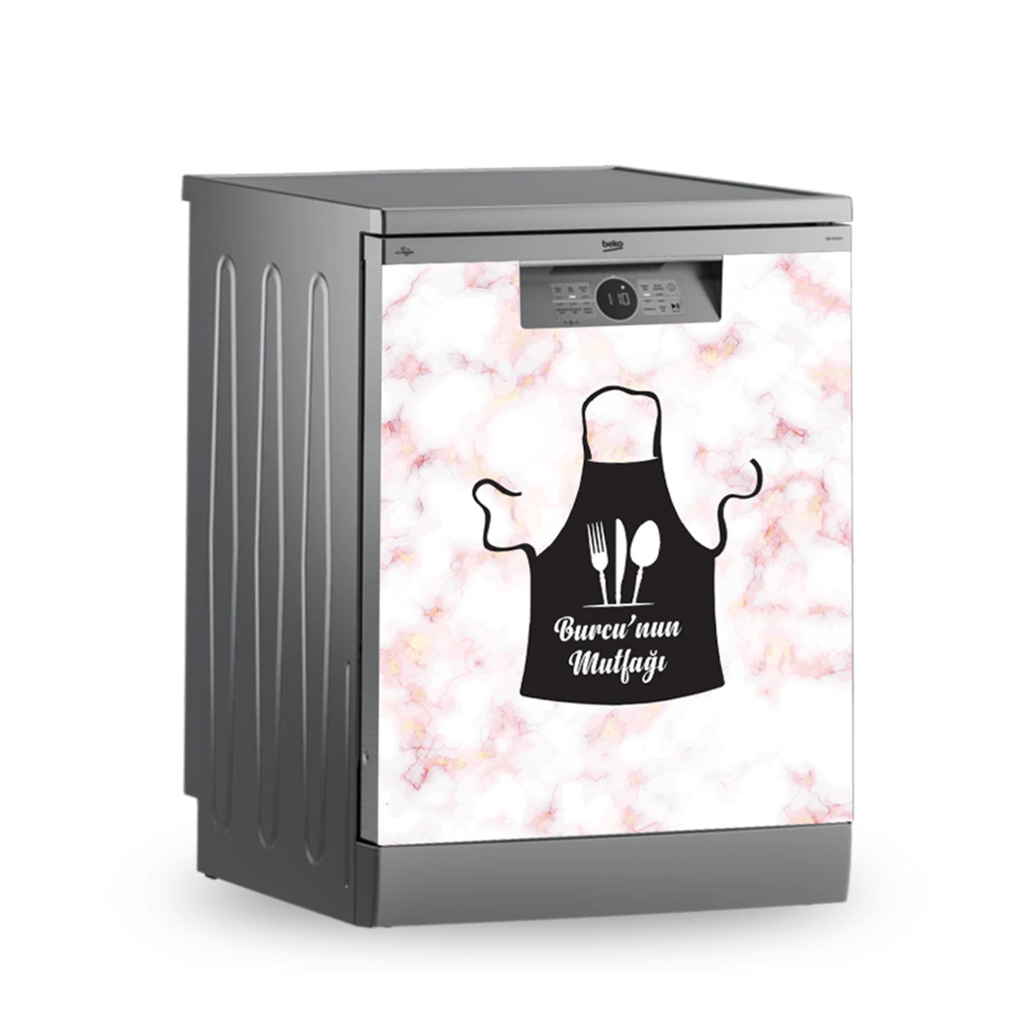 Buzdolabı ve Bulaşık Makinesi Kaplama Folyo Sticker Kişiye Özel 72