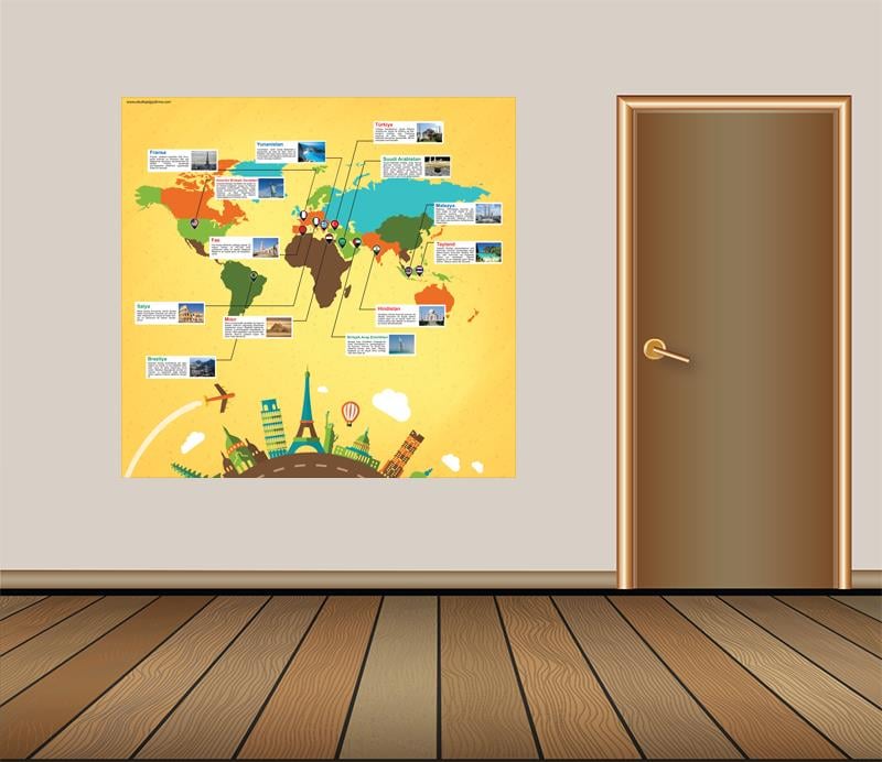 Dünya Turizm Haritası DG HA 005