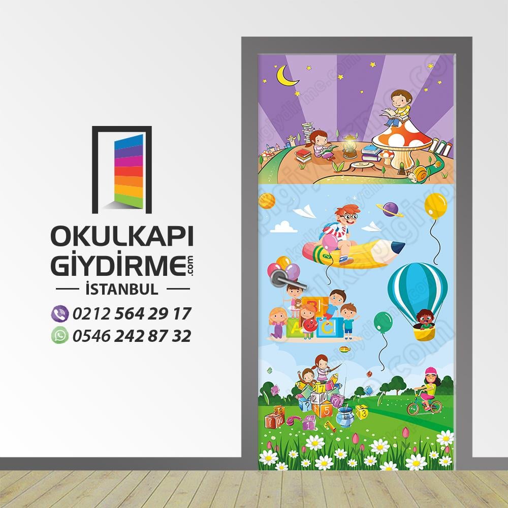 İlkokul Ortaokul Lise Kapı Giydirme KG İOL 209