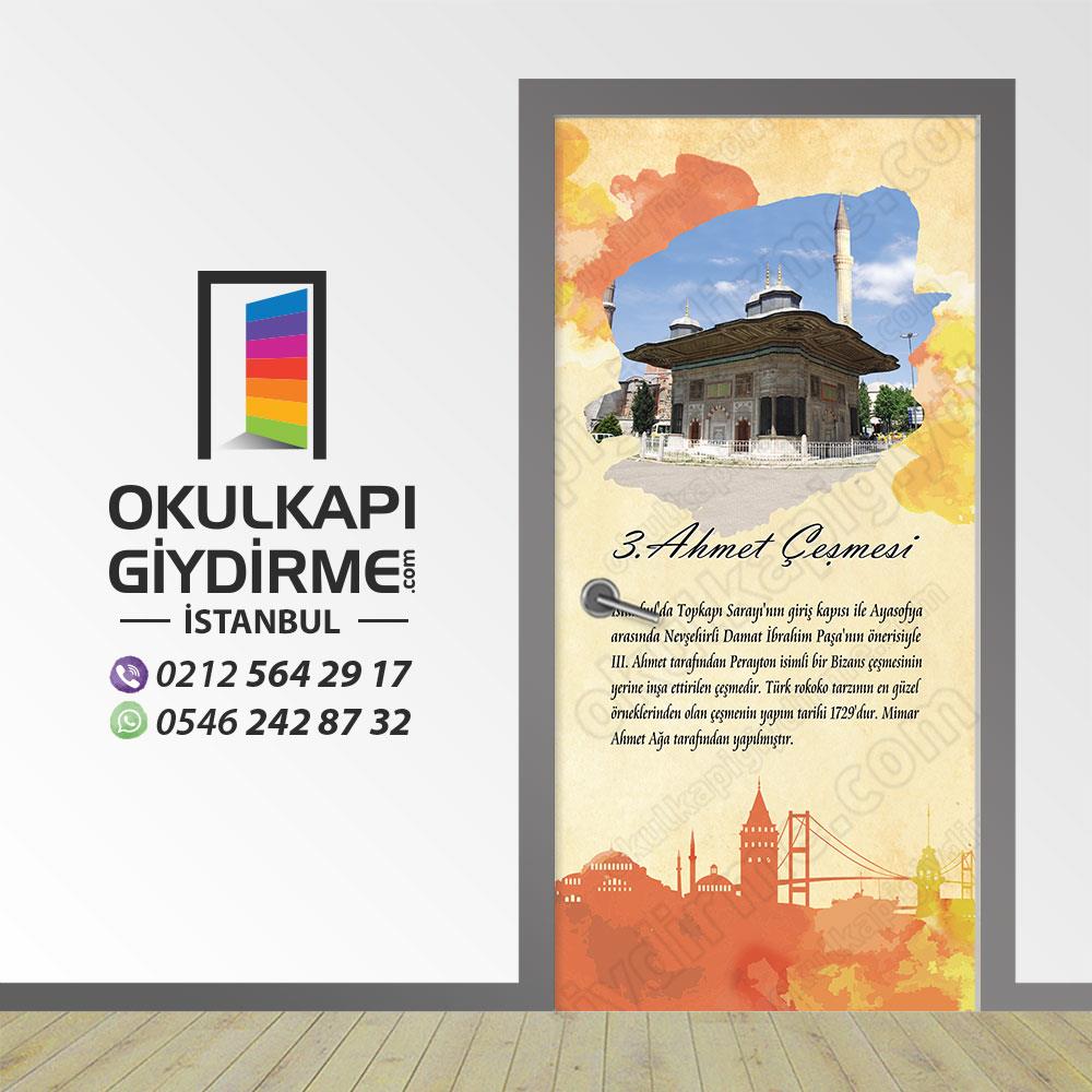 Kapı Giydirme 3.Ahmet Çeşmesi KG İK 18
