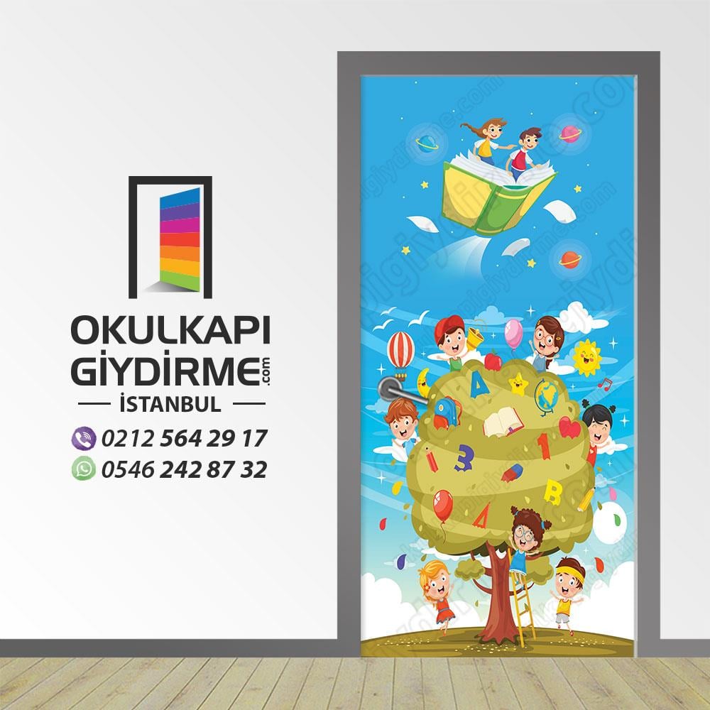 Kapı Giydirme Ağaç Kitap KG AS 194