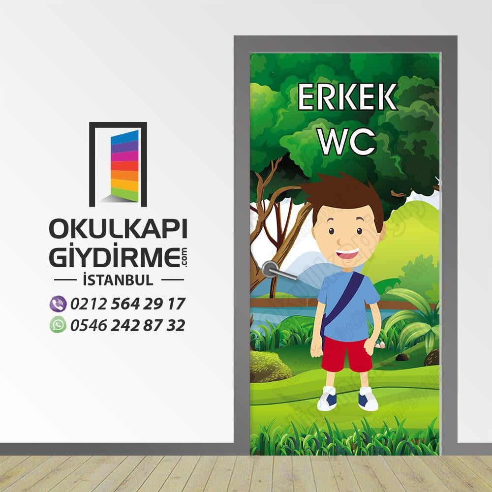 Kapı Giydirme Bay Bayan Wc KG WC 63