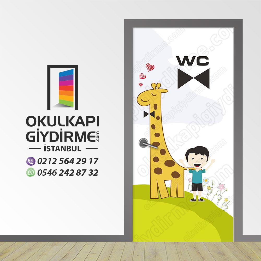 Kapı Giydirme Bay Bayan Wc KG WC 68