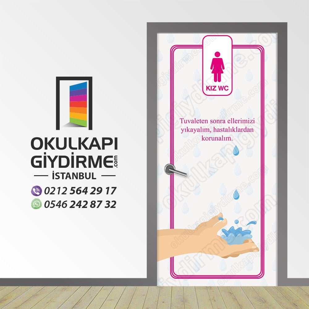 Kapı Giydirme Bay Bayan Wc KG WC 73