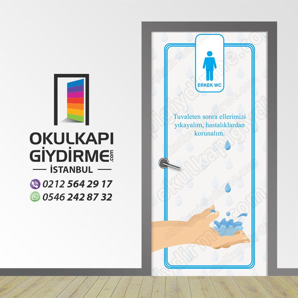 Kapı Giydirme Bay Bayan Wc KG WC 74