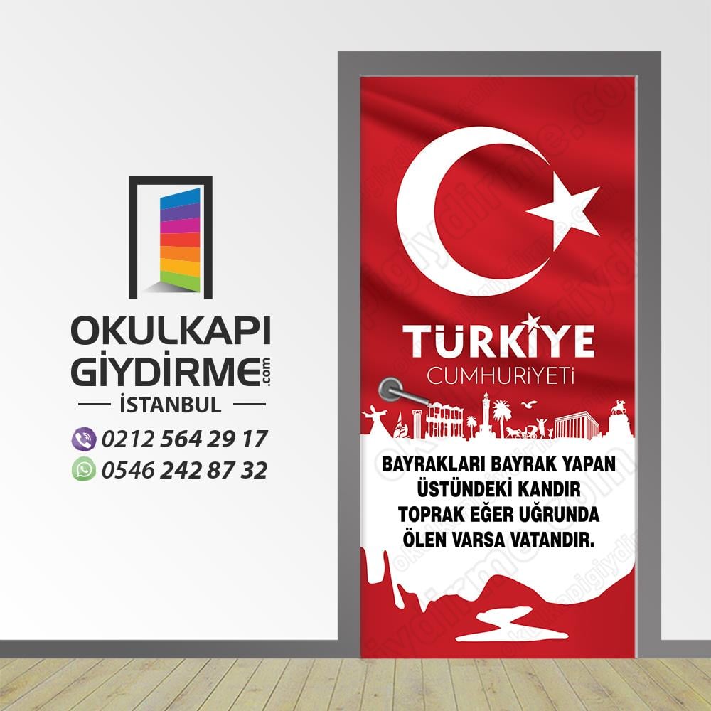 Kapı Giydirme Bayrak KG BAY 14