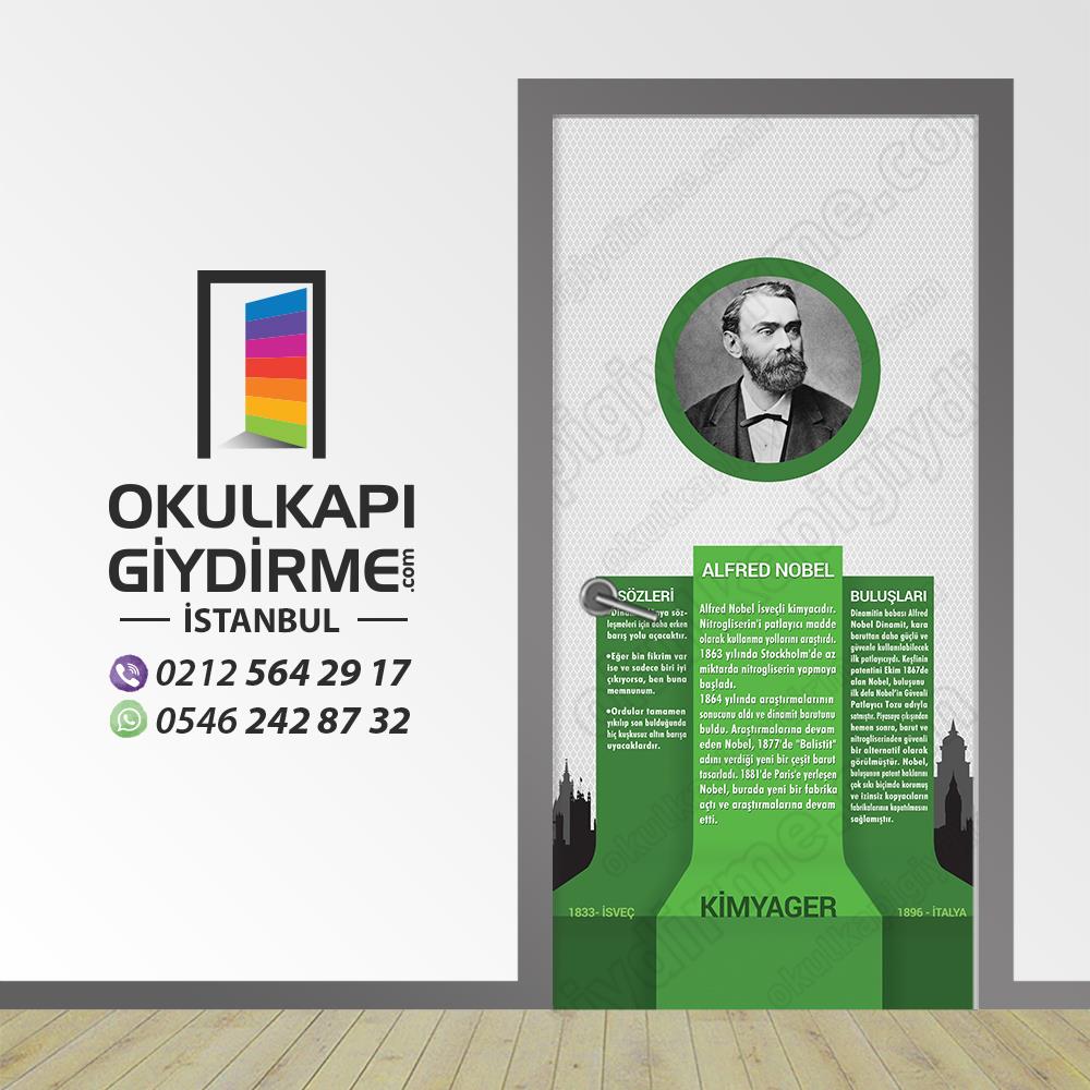 Kapı Giydirme Bilim İnsanlari Alfred Nobel KG Bİ 21