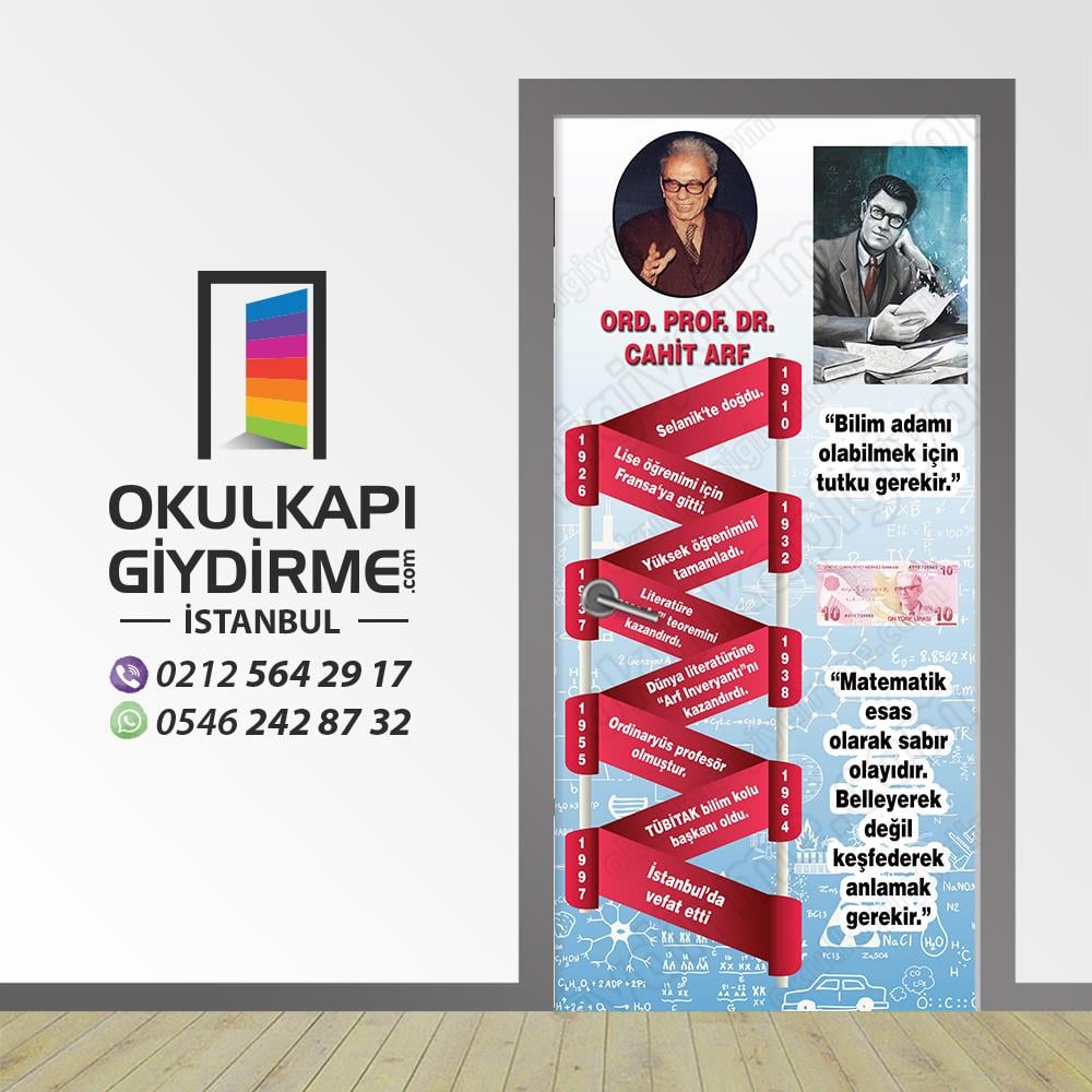 Kapı Giydirme Bilim İnsanları Cahit Arf KG Bİ 81