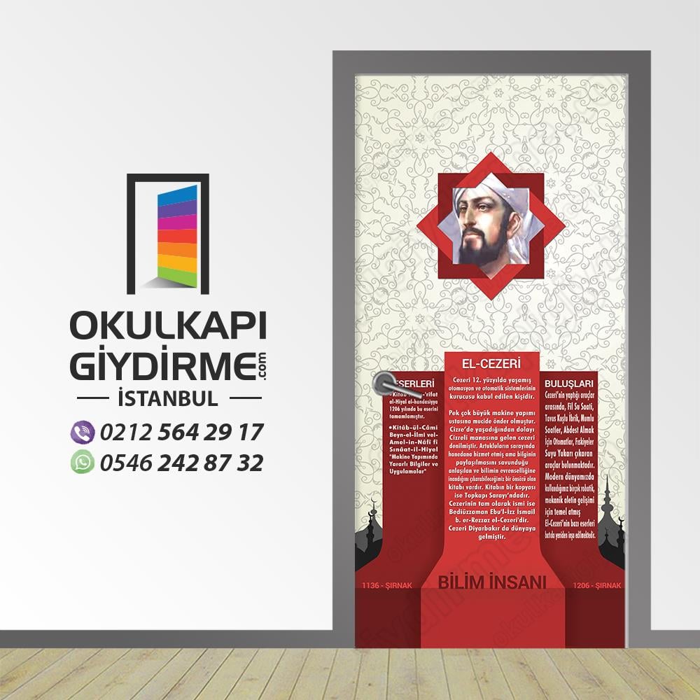 Kapı Giydirme Bilim İnsanlari El Cezeri KG Bİ 23