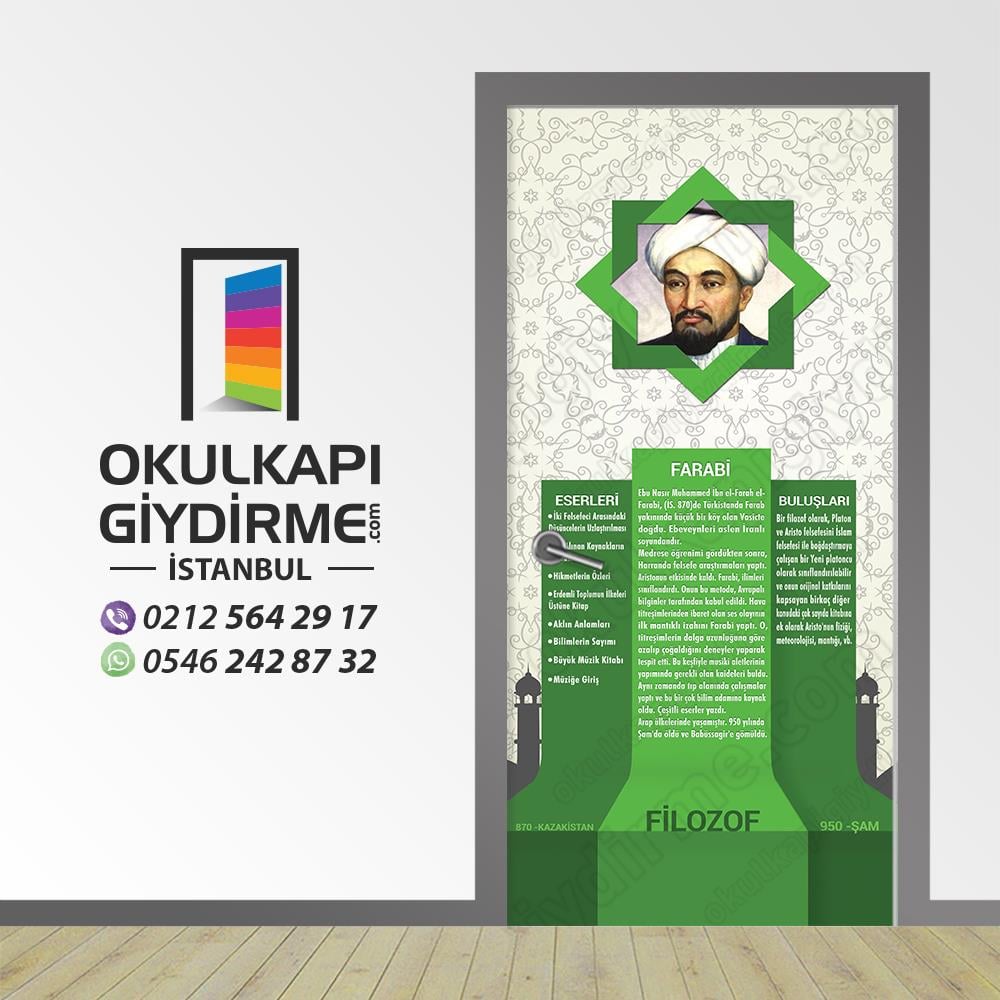 Kapı Giydirme Bilim İnsanları Farabi KG Bİ 06