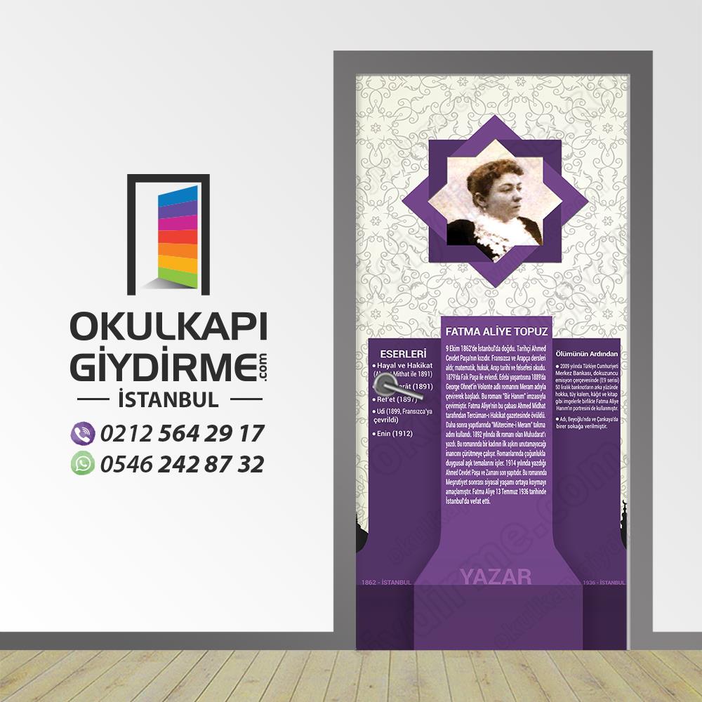 Kapı Giydirme Bilim İnsanları Fatma Aliye KG Bİ 07