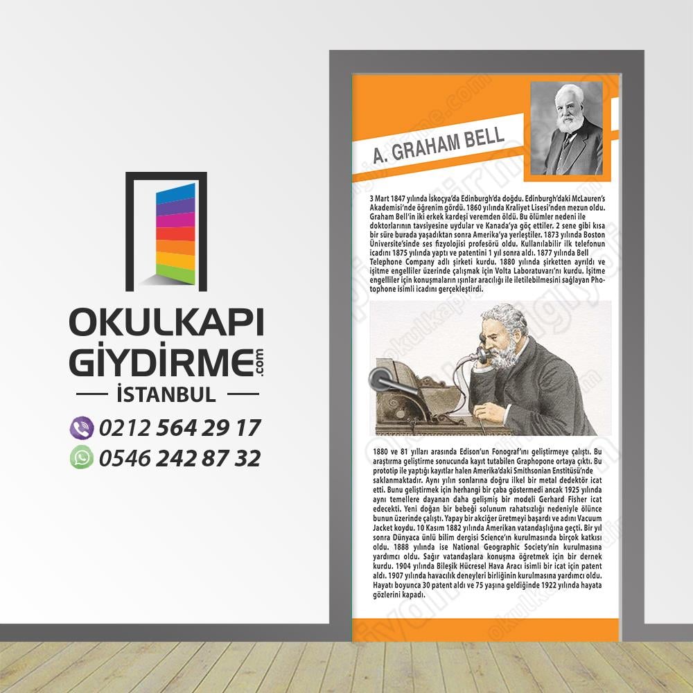 Kapı Giydirme Bilim İnsanları Graham Bell KG Bİ 76