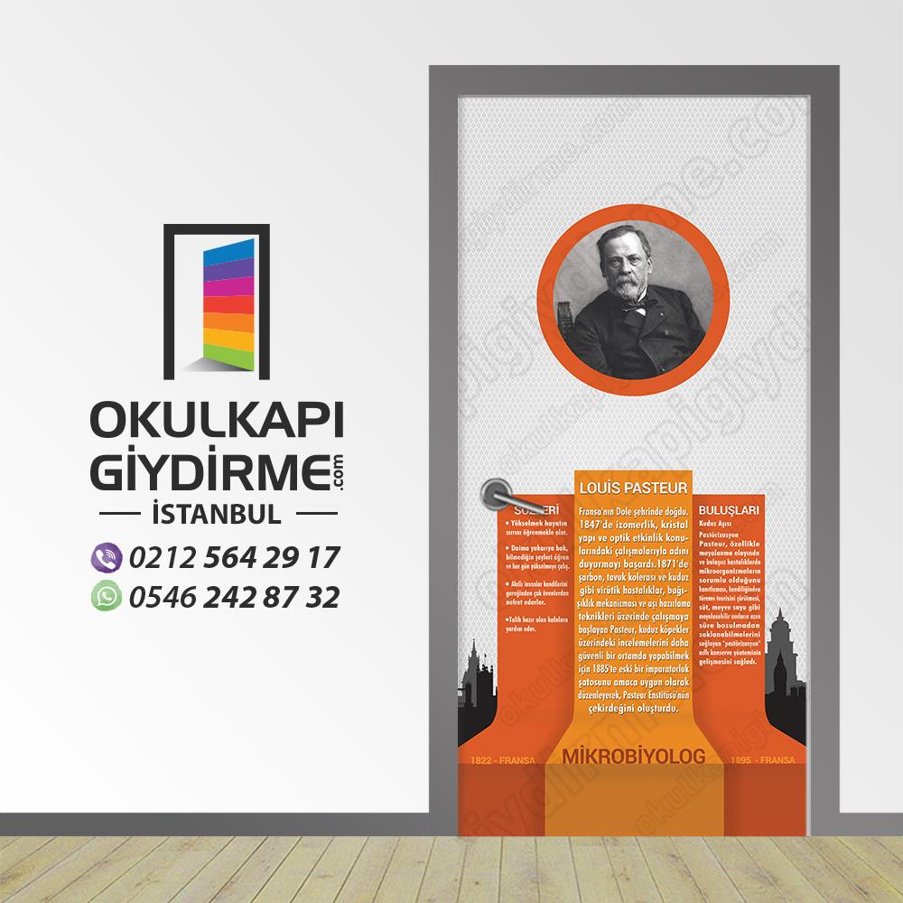 Kapı Giydirme Bilim İnsanlari Louis Pasteur KG Bİ 25