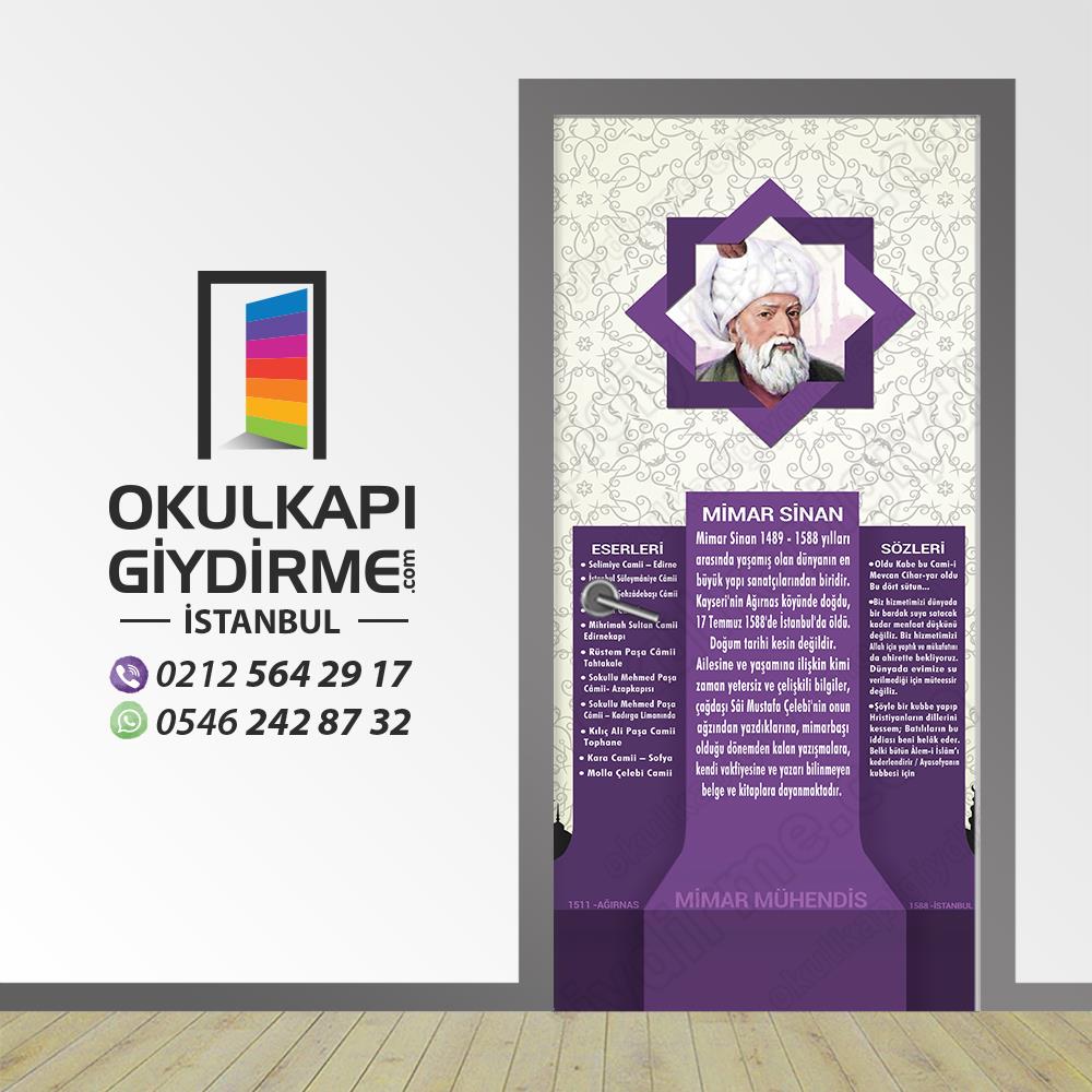 Kapı Giydirme Bilim İnsanları Mimar Sinan KG Bİ 13