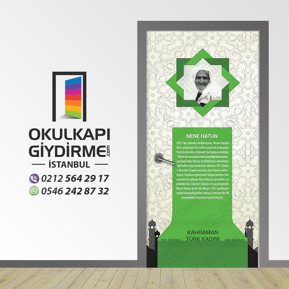 Kapı Giydirme Bilim İnsanları Nene Hatun KG Bİ 14