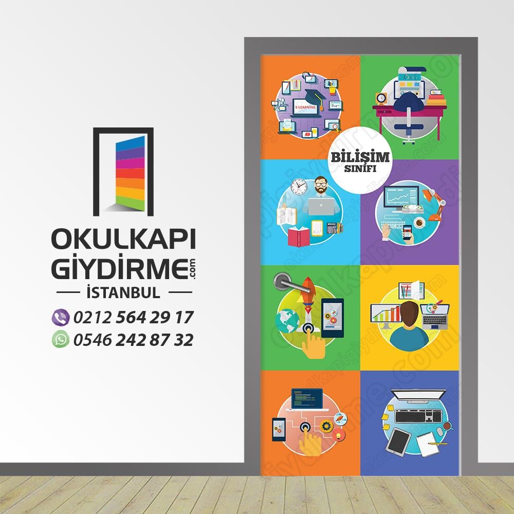 Kapı Giydirme Bilişim Sınıfı KG BSK 22