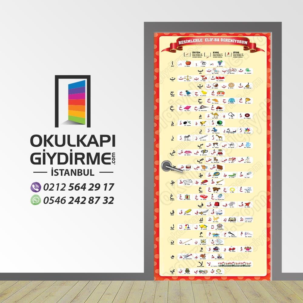 Kapı Giydirme Elif-Ba Öğreniyorum KG ARP 02