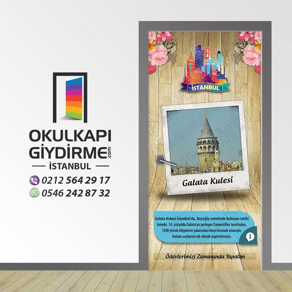 Kapı Giydirme Galata Kulesi KG İK 03