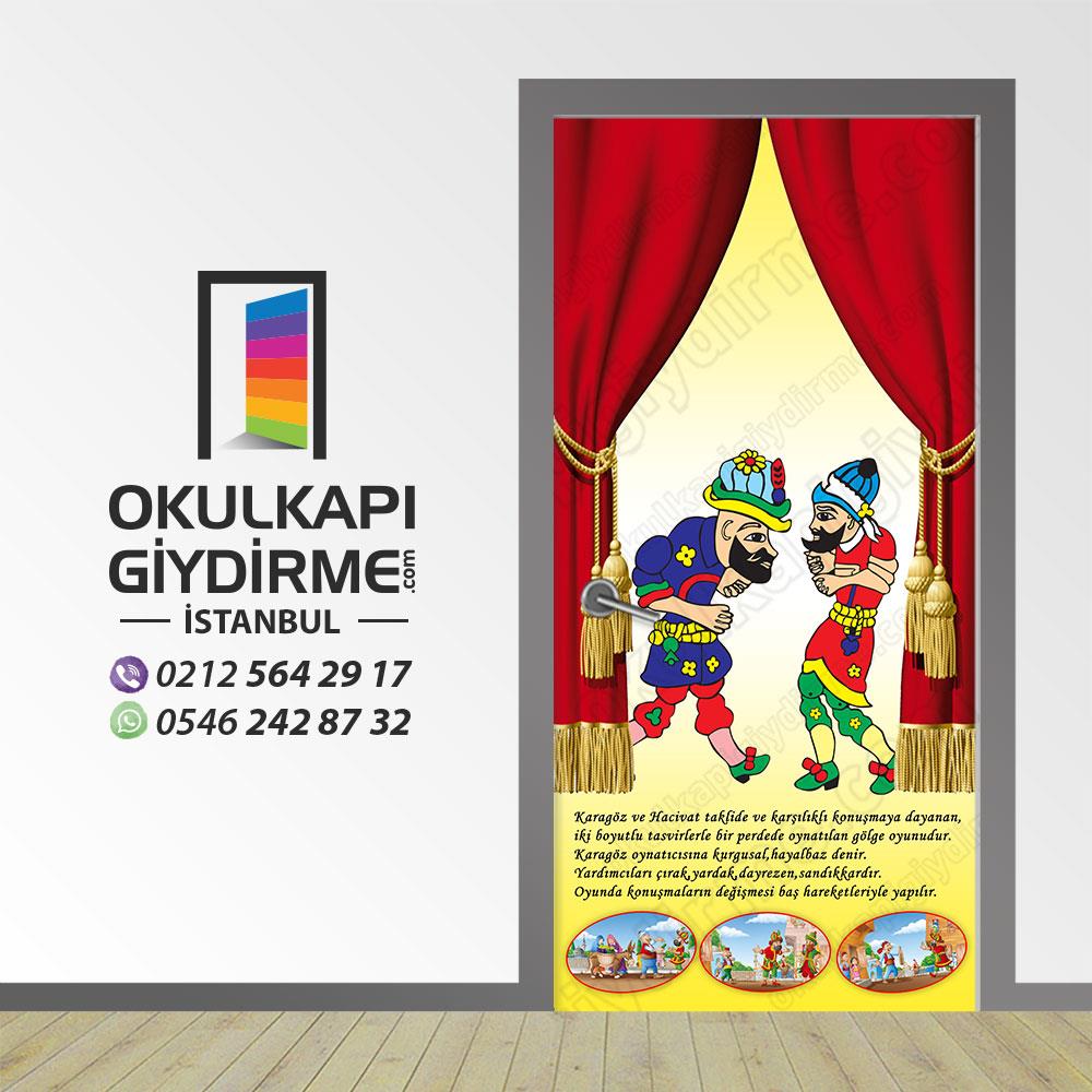 Kapı Giydirme Hacivat Karagöz 1 KG ÇF 09