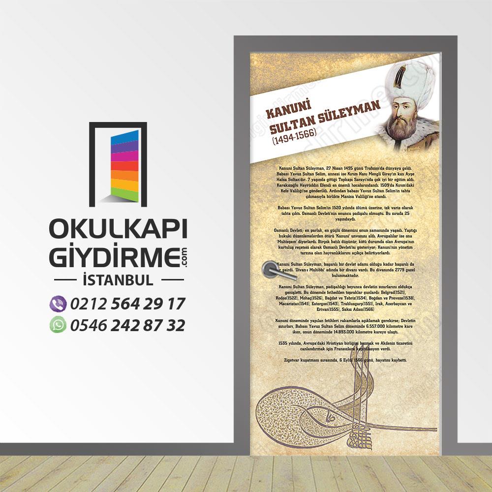 Kapı Giydirme Kanuni Sultan Süleyman KG TB 34